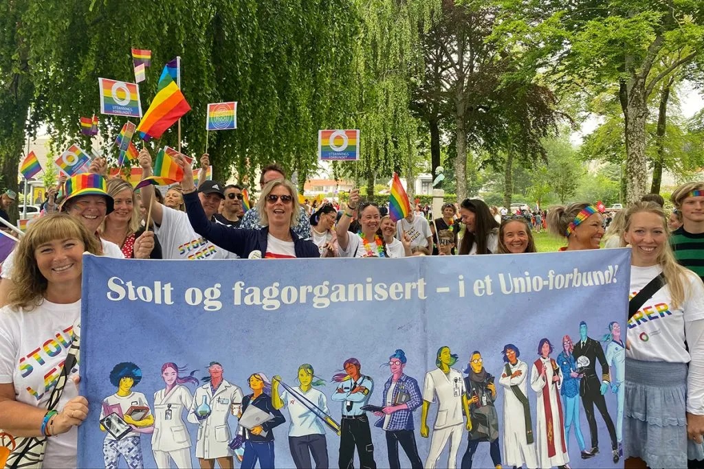 Pride-markering i Unio-fellesskapet